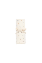 Cozy Cream Organic Cotton Blanket with Animal Motifs