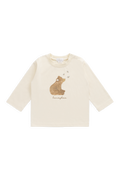 Haut à manches longues en coton biologique Classic Cloud avec motif abeille et coupe décontractée