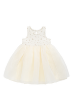 Robe Romantique Vintage en Coton et Tulle de Polyester à Jupe Volumineuse