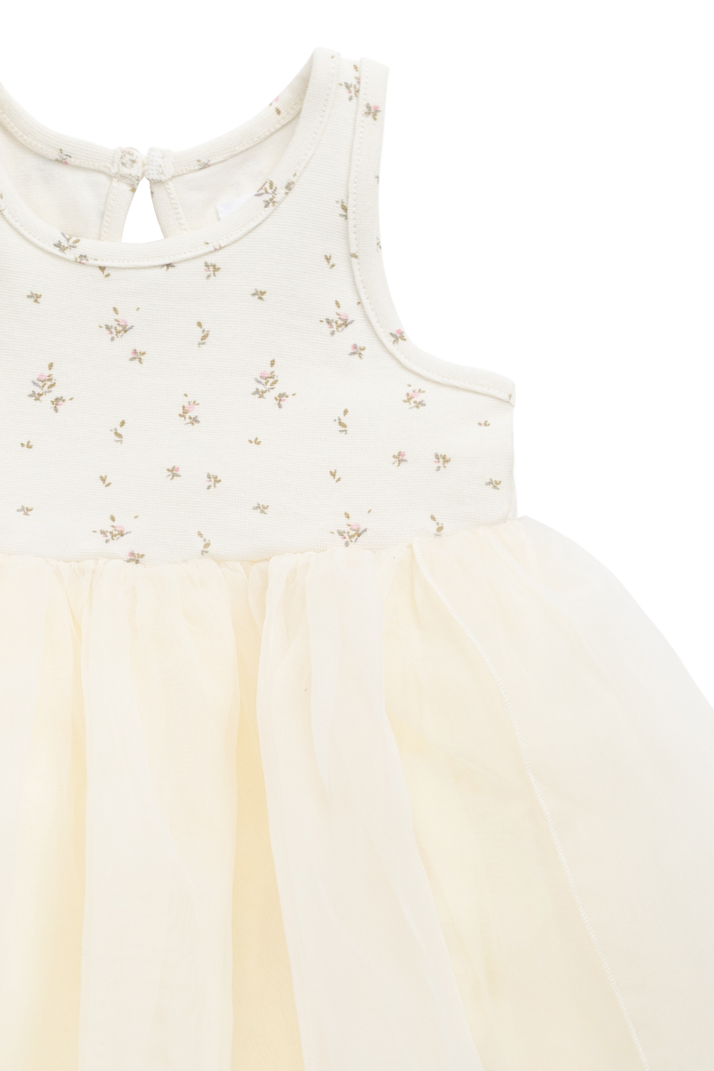 Robe Romantique Vintage en Coton et Tulle de Polyester à Jupe Volumineuse